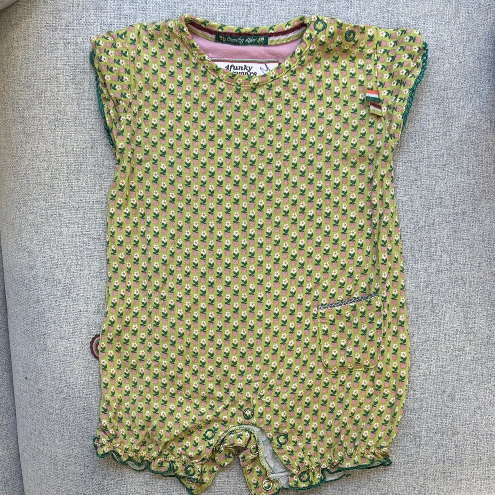 Green and Yellow Bodysuit